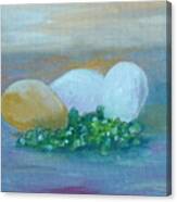Eggs And Capers Canvas Print