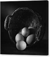 Eggs In Basket Canvas Print