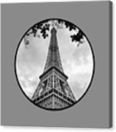 Eiffel Tower - Transparent Canvas Print