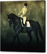 Elegant Horse Rider Canvas Print