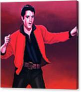 Elvis Presley 4 Painting Canvas Print