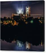 Ely Cathedral By Night Canvas Print