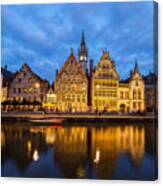 Embankment Of Ghent Canvas Print