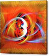 Emerging Light From A Colorful Vortex Canvas Print