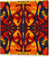 Energy Woven Into Life Abstract Fabric Art By Omaste Witkowski Canvas Print