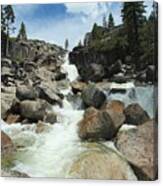 Enjoy A Waterfall Canvas Print