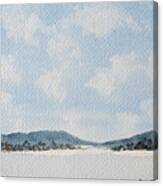 Entrance To Moulters Lagoon From Bathurst Harbour Canvas Print
