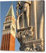 Eve And Bell Tower In Venice At San Marco Canvas Print