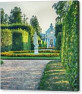 Evening In Classic Park Canvas Print