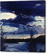 Evening Lake Canvas Print