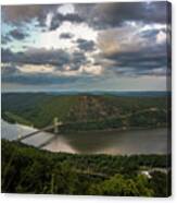 Evening View From Bear Mountain Canvas Print