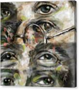 The Beatles Eyes Canvas Print