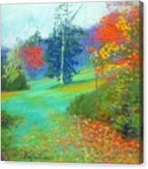 Fall Across The Field Canvas Print