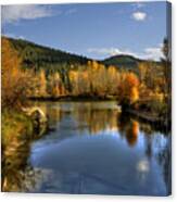 Fall At Blackbird Island Canvas Print