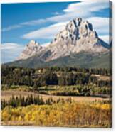 Fall At The Crowsnest Canvas Print