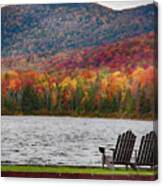 Fall Foliage At Noyes Pond Canvas Print