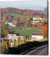 Fall In Amish Country  5795 Canvas Print