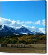 Fall In The Rockies Canvas Print