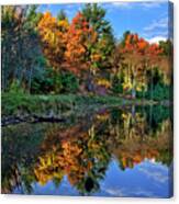 Fall Reflections Landscape Canvas Print