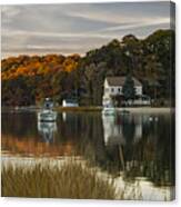 Fall Sunset In Centerport Canvas Print