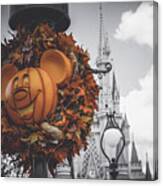 Fall With Mickey Canvas Print
