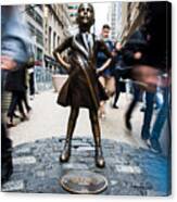 Fearless Girl Canvas Print