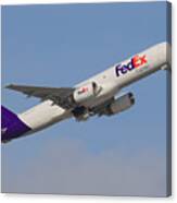 Fedex Jet Canvas Print