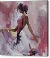 Female Dancing Art Gnh87 Canvas Print