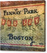 Fenway Park Sign - Boston Canvas Print