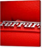 Ferrari Intake Canvas Print