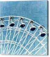 Wonder Wheel Series 1 Blue Canvas Print