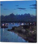 Festival Night Land And Shore Canvas Print