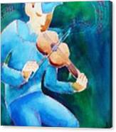 Fiddler Canvas Print