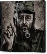 Fidel Castro Canvas Print