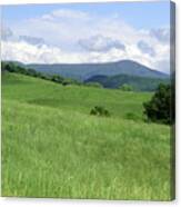 Fields And Hills Canvas Print