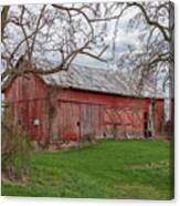 Fingerlakes Red Canvas Print