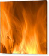 Fire Flames Background Canvas Print