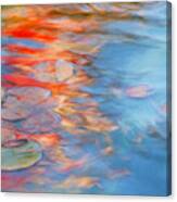 Fire On The Water Canvas Print