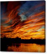 Fire Sky Canvas Print