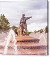 Firefighters Fountain Canvas Print