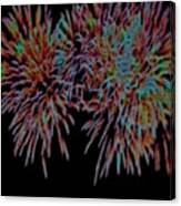 Fireworks Abstract Canvas Print