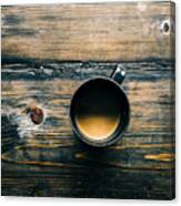 First Cup Of The Day Canvas Print