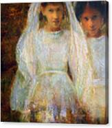 In And Out Of Time - First Holy Communion Canvas Print