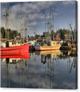 Fishing Boats At Ucluelet Canvas Print