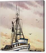 Fishing Vessel Yankee Boy Canvas Print