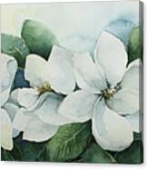 Five White Ladies Canvas Print