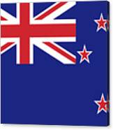 Flag Of New Zealand Canvas Print