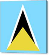 Flag Of Saint Lucia Canvas Print