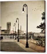 Flagship Wharf - Boston Harbor Canvas Print