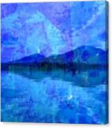 Flagstaff Lake Blu Canvas Print